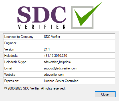 About SDC Verifier Window | SDC Verifier