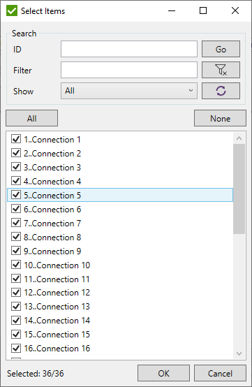 Select Connections | SDC Verifier