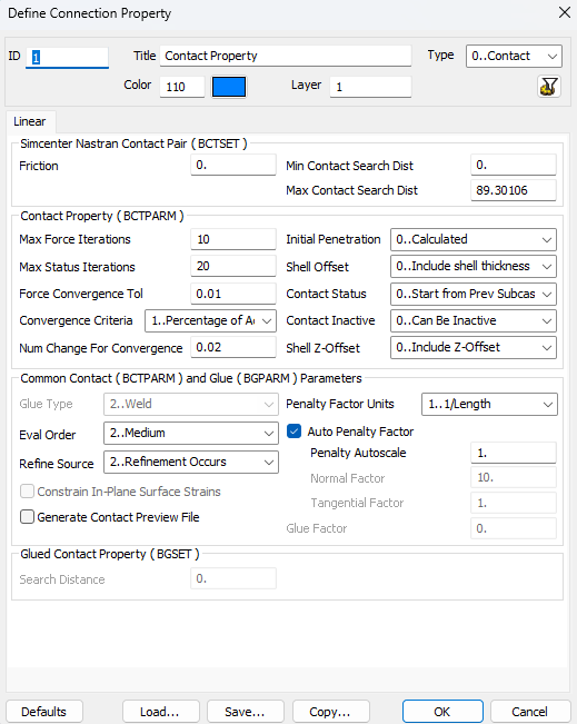 Add contact property window | SDC Verifier