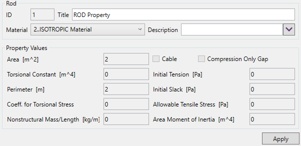 Properties Rod | SDC Verifier