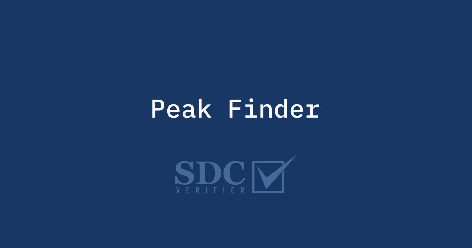 SDC Verifier SDC Verifier