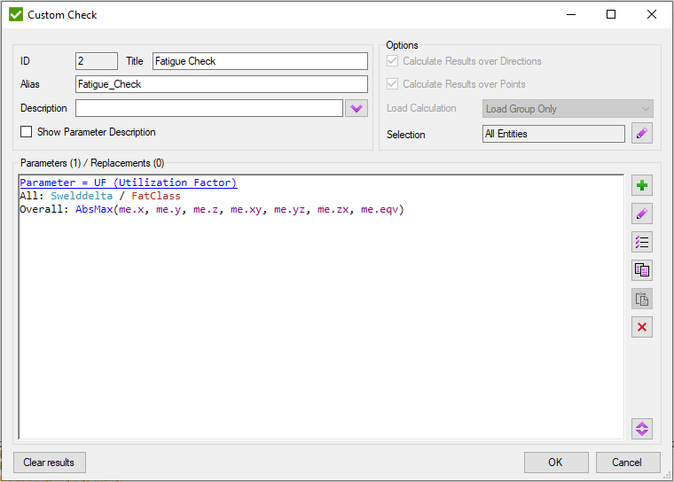 Custom Check Window
