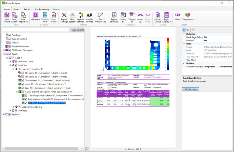 FEA Report Generator SDC Verifier