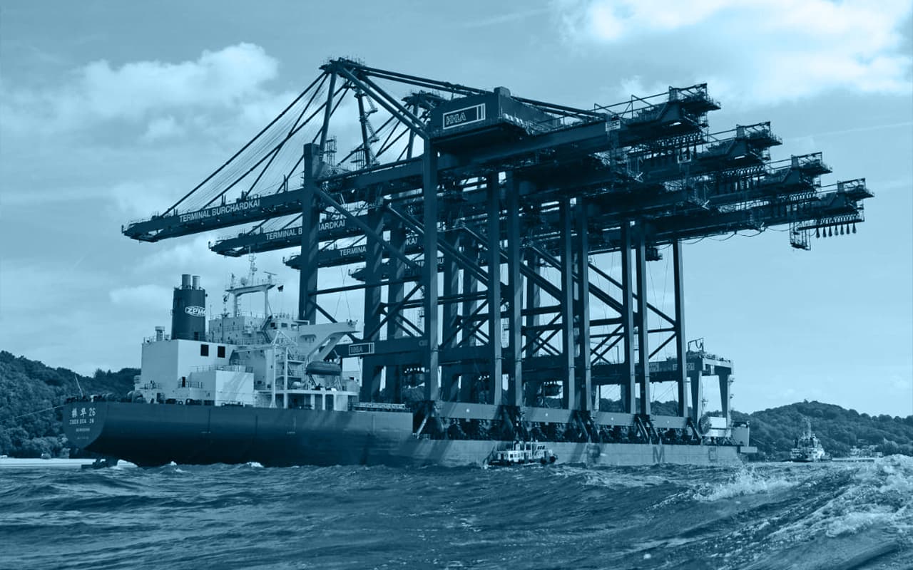   SDC Verifier  Gantry cranes transportation by a sea-going barge