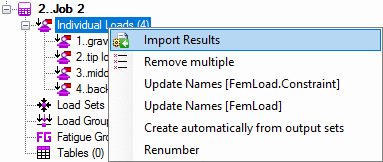 Import existing results from Femap