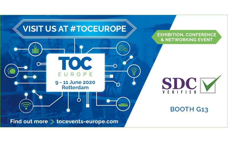   SDC Verifier  SDC VERIFIER will be exhibiting @ TOC Europe at booth G13