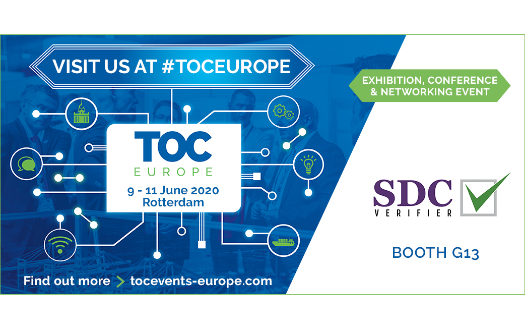   SDC Verifier  SDC VERIFIER will be exhibiting @ TOC Europe at booth G13