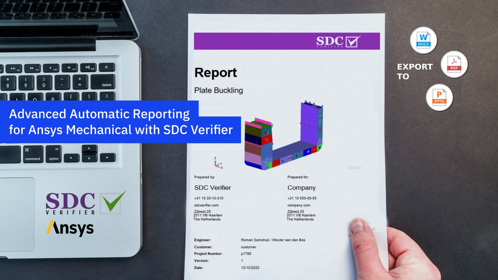   SDC Verifier  Advanced Automatic Reporting for Ansys Mechanical with SDC Verifier