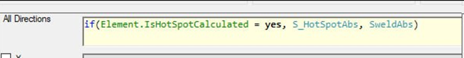 Hot Spot Stress variables in SDC Verifier
