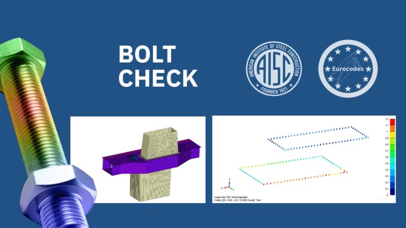 Unity. Check Aisc AISC 360-10 and Eurocode 3 Bolt Check for Ansys and Femap Tutorial ...