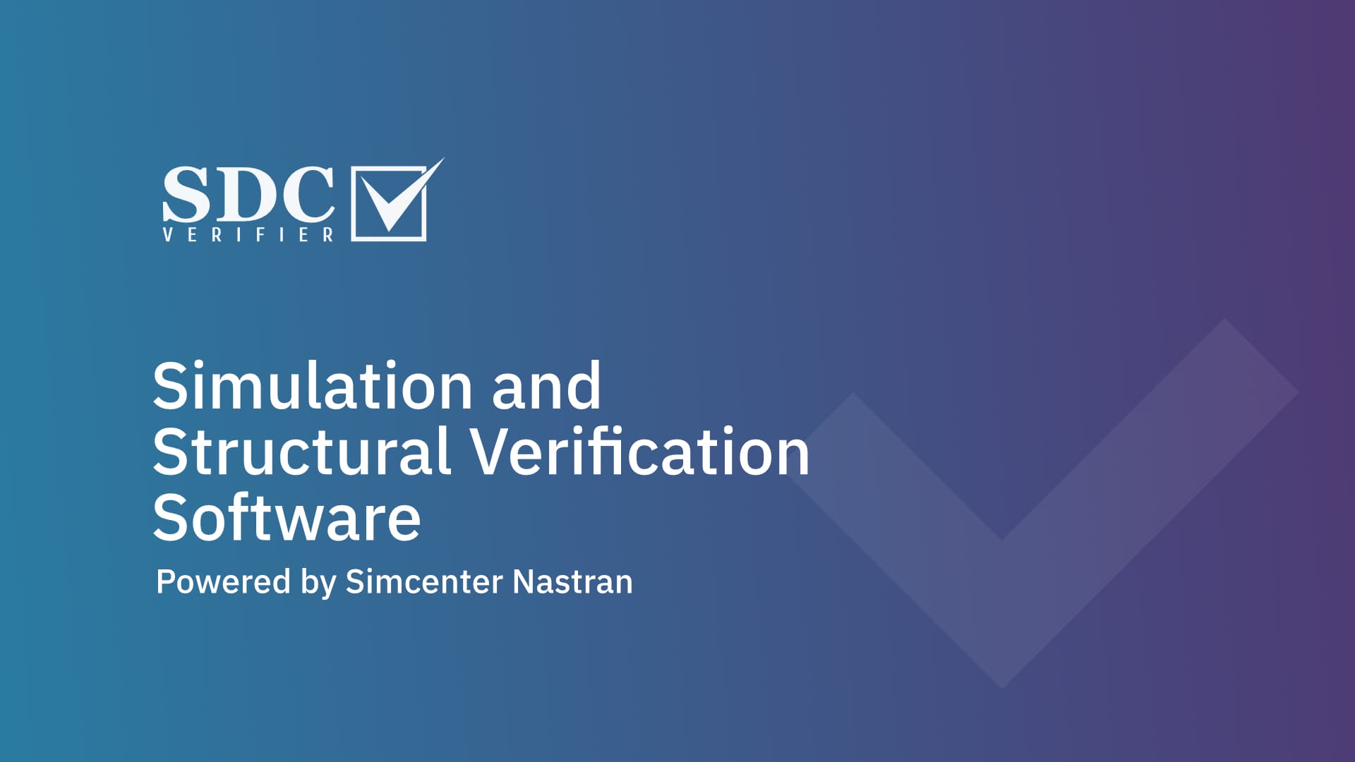   SDC Verifier  