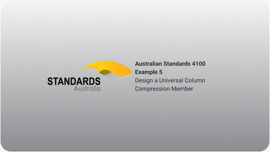 SDC Verifier SDC Verifier Design a Universal Column Compression Member
