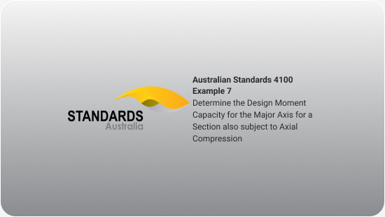   SDC Verifier  Determine the Design Moment Capacity for the Major Axis for a Section also subject to Axial Compression