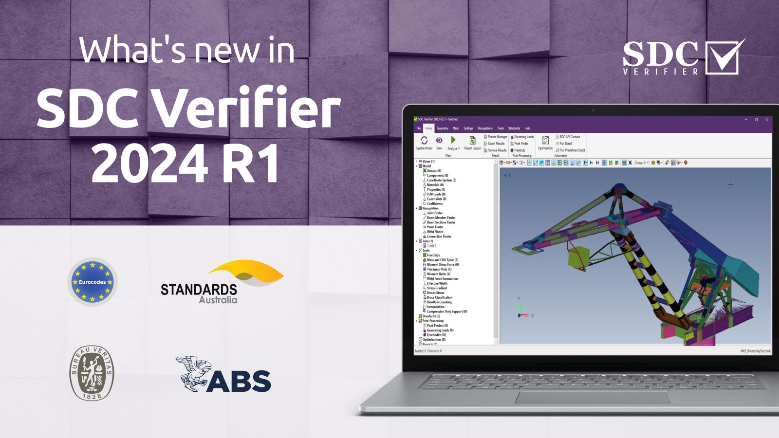 SDC Verifier 2024 R1: New Standards for the Plate Buckling and Weld, Rainflow Counting, and More