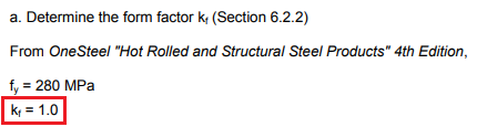 AS 4100. Example 5: Design a Universal Column Compression Member