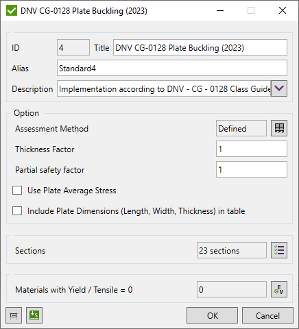 DNV-CG-0128 – Plate Buckling Standard (October 2015 and December 2023 editions)