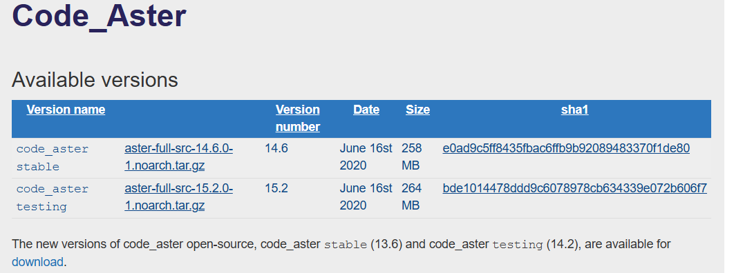 Code_Aster
