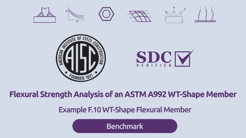 Example F.10 WT-Shape Flexural Member