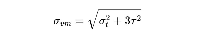 Combined stress formula