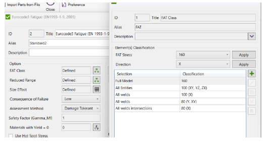 How to select FAT class in SDC verifier?