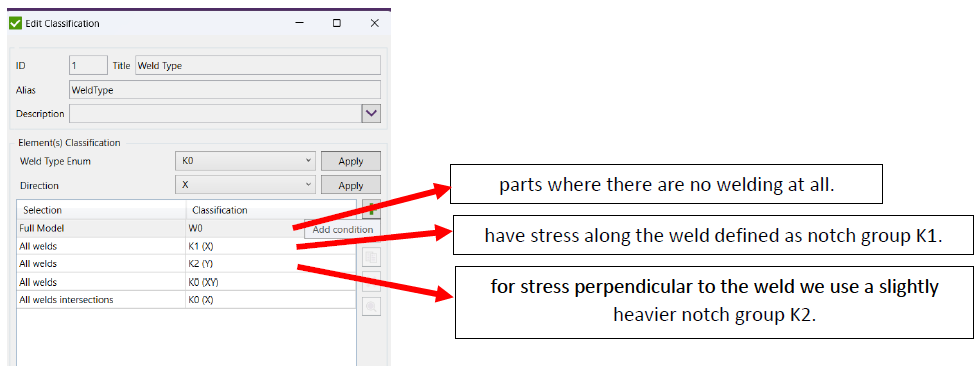 How to select weld type in SDC verifier?