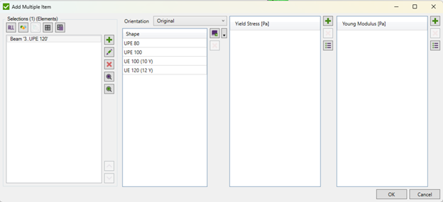 Image: Third beam detailed parameters for Optimization in SDC Verifier