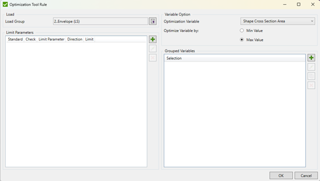 Image: Optimization window in SDC Verifier