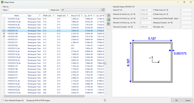 Image: First beam parameters for Optimization in SDC Verifier
