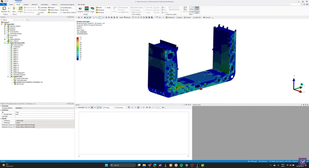Image: Model after buckling check