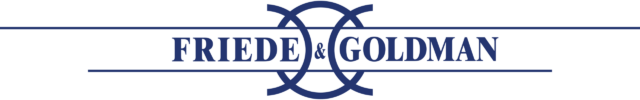   SDC Verifier  Logo reading FRIEDE & GOLDMAN in blue serif font, with two interlocking circular motifs and horizontal lines above and below the text.