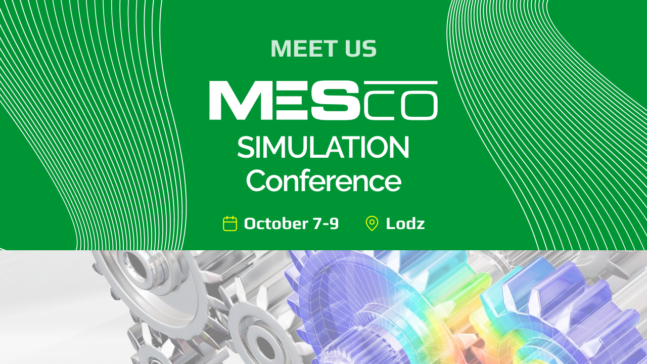   SDC Verifier  Event banner announcing the MESCO Simulation Conference. Meet Us—October 7–9 in Lodz (Łódź).