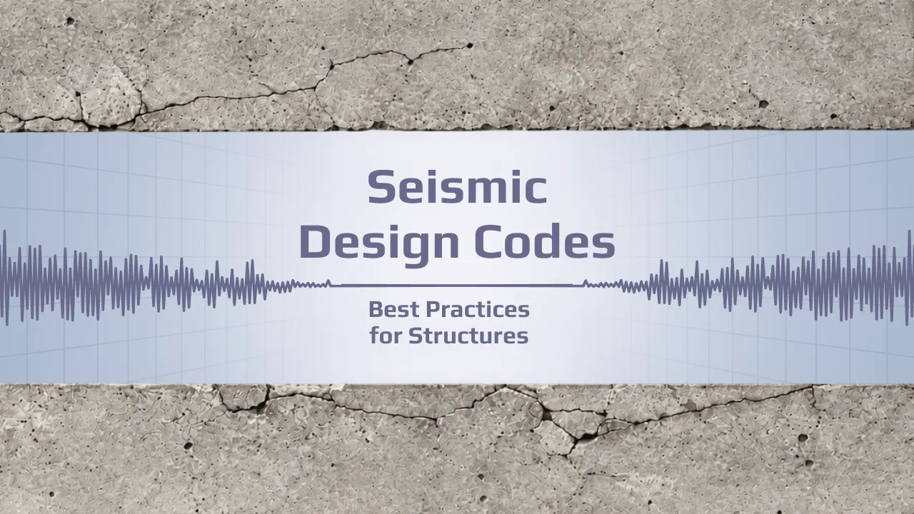 SDC Verifier SDC Verifier Banner with the headline 'Seismic Design Codes' and a seismic waveform, subtitle 'Best Practices for Structures'.